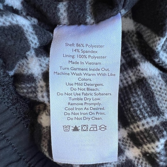 Eddie Bauer stretch fleece lined polar cargo pants/ joggers - Picture 8 of 9